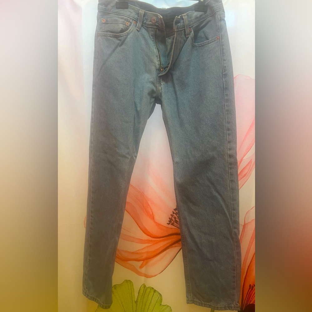LEVI'S 505 Regular Fit NWT Denim Mens Jeans 32 x 32 Zip Medium Wash New